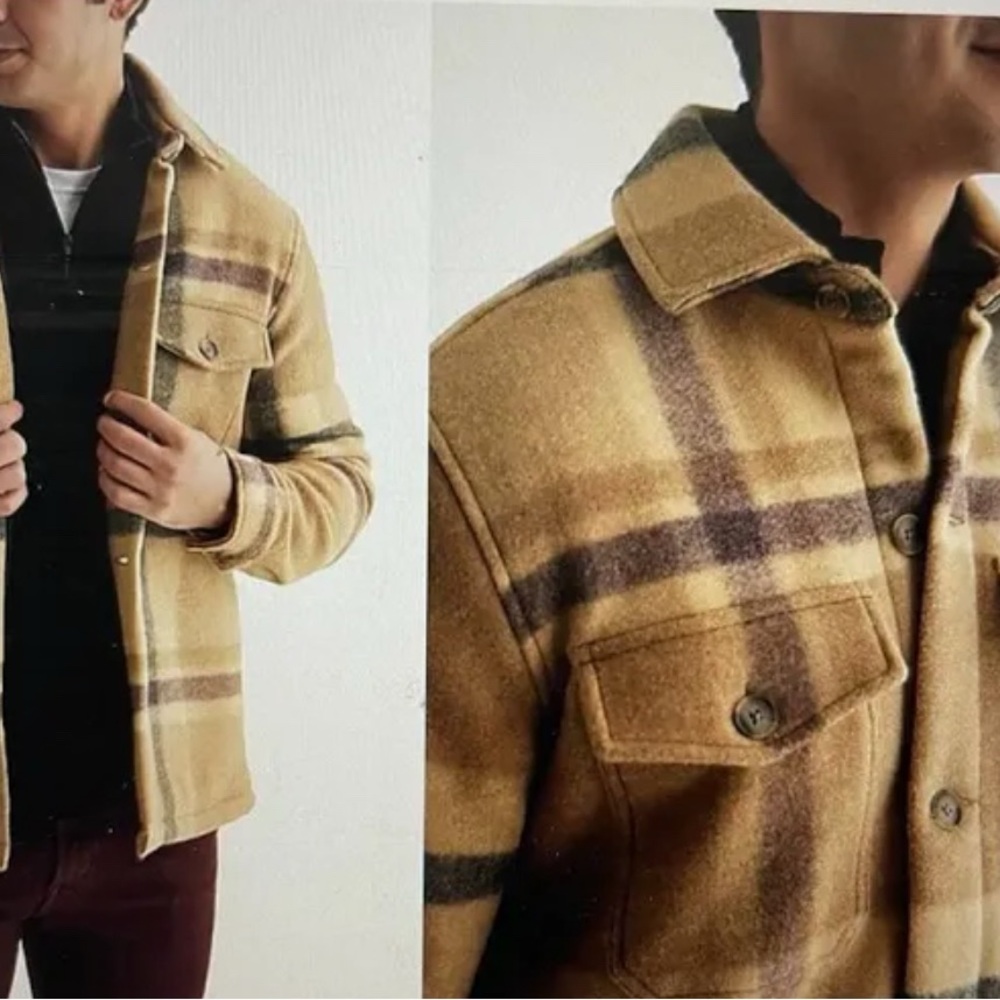 Mens Express Sherpa lined Shirt Jacket